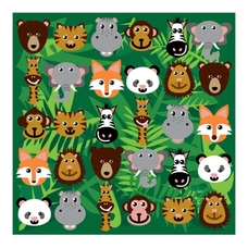 Wild Animals 3x3m Placement Carpet - delivered with FREE runner